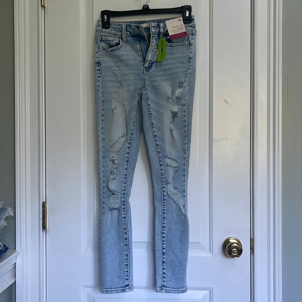 SO Juniors Distressed Skinny Jeans
